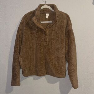 H&M Cozy Brown Teddy Jacket